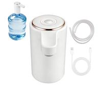 Dispensador de bomba de galón - con manguera silenciosa | Bomba universal de botella de agua de un galón, para cocina, sala de estar, oficina, apartamento, , viajes al aire , jarra
