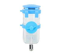 Dispensador De Botellas De Agua Colgante, Dispensador De Agua para Mascotas, A Prueba De Fugas, Ajustable 350 Ml, 4 Velocidades para Animales Pequeños (BLUE)
