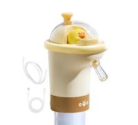 Dispensador De Botellas De Agua Eléctrico Portátil - Manguera De Silicona De 55 Cm Bomba Automática Recargable Por USB Con Un Botón Lindo Diseño De Cápsula | Solución Para Beber Embotellada, Uso Para