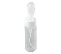 Dispensador de botellas de mousse espumoso, contenedor portátil recargable de PET para loción corporal, jabón líquido, limpiador de espuma, tamaño de viaje, transparente para uso en casa, oficina