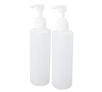 Dispensador de Botellas de Plástico Vacías, Botella de Bomba de Mano de Loción de champú Recargable, Botellas de champú Vacías Reutilizables con Bombas para Aceite de Masaje