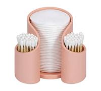 Dispensador de brotes de algodón | Organizador de viaje para baño | Q Portapuntas - Organizador de maquillaje seguro e insípido | Bote de bola de algodón | Almacenamiento de almohadilla de algodón