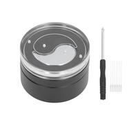 Dispensador de café profesional con aguja de acero inoxidable con rotación de rodamiento de 58 mm, herramienta de distribución de café espresso, diseño de aguja Tai