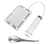 Dispensador de caviar Gastronomía molecular fabricante de caviar Dispensador gourmet Filtro de caviar Spherification Capacilizador con herramientas de tubas y cucharas