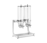 Dispensador de cereales - 2 x 3,5 l - 2 contenedores | Royal Catering
