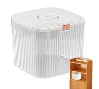 Dispensador de cereales - Contenedor de cereales | Recipiente hermético para almacenamiento de alimentos, dispensador de cereales transparente, pala de arroz, dispensador de alimentos grande