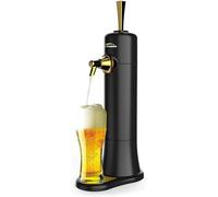 Dispensador de cerveza de escritorio con espuma ultrasónica, bomba de tiro para latas y botellas, mini máquina de cerveza para verter suavemente y cabeza cremosa, fiesta en el bar en casa