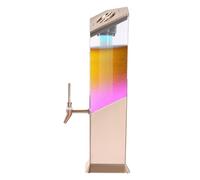 Dispensador de Cerveza Frias Dispensador De Bebidas Con Grifo Y Tubo Hielo For Cerveza para Cócteles Jugos(Rose Gold)