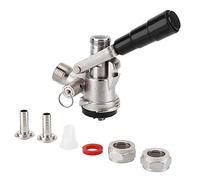 Dispensador de cerveza Ichiias, acoplador de barril Tipo S Dispensador de cerveza de barril con válvula de alivio de presión de seguridad Sistema de elaboración casera