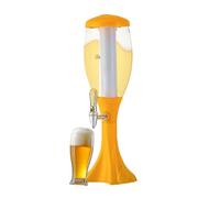 Dispensador de cerveza - Torre de bebidas para bebidas, licor Towe r | Dispensador de whisky con tubo de hielo, dispensador de bebidas de agua, Margarita de mesa para wer, torre de bebidas brillante