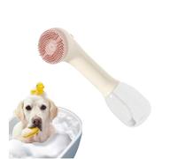 Dispensador de champú para perro, cepillo espumoso portátil para animales | Cepillo dispensador eléctrico de champú para gato, para aseo, apartamento, exterior, jardín, después de la ducha