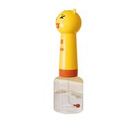 Dispensador de champú para perros con forma de oso de 350 ml - Pulverizador de espuma recargable eléctrico | Dispensador de jabón portátil para baño para mascotas
