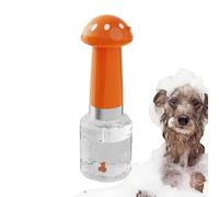 Dispensador de champú para perros | Máquina espumadora de ducha para cachorros, diseño portátil de seta para animales - para casa, viaje, baño o refugio
