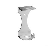 Dispensador de champú y jabón para pared de ducha, sin taladro, juego montado en la pared con bomba negra mate, botellas de PET, etiquetas impermeables y ganchos para el hogar (F)
