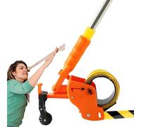 Dispensador de cinta adhesiva - Aplicador de cinta de pintor, herramienta de empuje manual | Herramienta de colocación de marcado de suelo para el hogar, proyectos de decoración de bricolaje, muebles