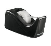 Dispensador de cinta adhesiva de escritorio Scotch, negro, bicolor, 1 unidad, C60-BK