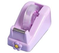 Dispensador de cinta adhesiva de oficina | Base Decoración Flor Antideslizante - Dispensador de cinta de embalaje, para escuela, álbumes de recortes, envíos, estudiantes, profesores, adultos,