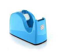 Dispensador de Cinta Adhesiva de Sobremesa -MEDIANO - REF.0517-A - muy Pesado, Alta Calidad y Apto para 33 y 66 mts. by Office Box (Azul)