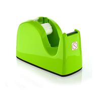 Dispensador de Cinta Adhesiva de Sobremesa -MEDIANO - REF.0517-V - muy Pesado, Alta Calidad y Apto para 33 y 66 mts. by Office Box (Verde)