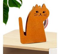 Dispensador De Cinta De Madera Con Forma De Gato - Dispensadores De Cinta De Escritorio, Cortadores De Cintas Adhesivas De Productos De Correo Portátiles Para Sala De Estar | Aula, Sala De Estudio, Do