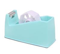 Dispensador de cinta de sobremesa QILIMA con pesas de fideos antideslizantes de color verde (para 1 y 3 pulgadas con núcleo) amplia gama de usos