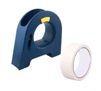 Dispensador de cinta diseñado para proyectos de pintura de suelo con freno de dedo trasero, sello de rodillo de plástico y características de precisión de borde (2 piezas)