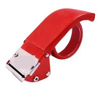 Dispensador de cinta embalaje 48 mm, cortador rodillo, soporte for sellado, herramienta exprés, accesorios oficina Cortes Limpios Y Precisos(Metal)