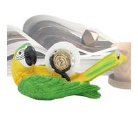 Dispensador de cinta para mascotas, dispensador de cinta para loros, cortador de cinta adhesiva porta rollo de mesa, dispensador de cinta para animales con 1 rollo de cinta