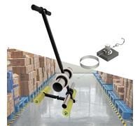 Dispensador de cinta para piso Ideal para marcar pisos Dispensador de cinta para pasillos Almacenes Parques infantiles Campos deportivos Completo con kit de dibujo circular