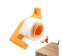 Dispensador de Cinta Pequeño - De Pared Resistente | Portarrollos de Cinta Adhesiva para Etiquetas - Para Hogar, Almacén, Tienda, Congelador y Restaurante