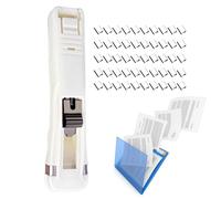 Dispensador de clip de papel manual,Organizador de documentos carpeta Clip | Clip de documento rápido y portátil,Para Oficina Escuela Universidad Estudio Papelería Scrapbooking