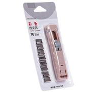 Dispensador de Clips de archivos de con agarre ergonómico, incluye 8 Uds, recambio de abrazadera de de Metal para oficinas, organización de documentos, Clips seguros para niños