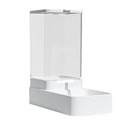 Dispensador De Comida para Gatos | Automático para Gatos con Tolva Antiderrames | Bebedero Y Estación De Alimentación Antifugas para Perros, Gatitos, Cachorros, Interior Exterior Y Viaje