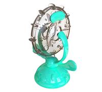 Dispensador de comida para gatos con rueda de la - Dispensador de golosinas giratorio, dispensador de comida lento interactivo | Estimula la digestión, reduce el exceso de comida, larga vida