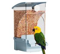 Dispensador de comida para Loro - Distribuidor de - Decoración de Aviario y Suministros para Periquito Calopsitte Canario Cacatúa Conure