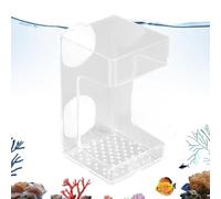 Dispensador de comida para peces | Bandeja alimentadora de acuario con ventosas, contenedor de alimentación para peces, para tortugas Tetra Gamba Betta agua salada agua dulce casa