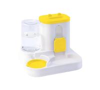 Dispensador de comida y agua para mascotas - Alimentador automático doble, diseño resistente a las fugas, recipiente de alto volumen | Garantiza una nutrición hidratante para gatos, perros