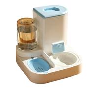 Dispensador de comida y bebedero 2 en 1 para mascotas, comedero automático para mascotas, juego de comederos para gatos y agua, comedero para gatos, comedero para perros, gravedad