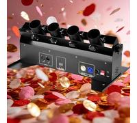 Dispensador de confeti eléctrico profesional, máquina de confeti con efectos de escenario, adecuado para bodas, discotecas, clubes, escenarios y fiestas.
