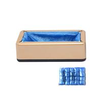 Dispensador de cubierta del zapato - 40x21x12cm Máquina de ABS portátil | Aplicador automático de polvo sin deslizamiento con 100 bolsas perfectas para la oficina del Museo de Laboratorio de Hospital