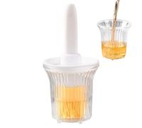 Dispensador de de cocina con cepillo - Botella 2 en 1 a prueba de fugas, antigoteo, dispensador preciso de espesor, cepillo de silicona integrado para rociar | Hornillo barbacoa pastelero