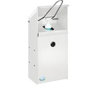 Dispensador de desinfección de manos con soporte de pared VAR, bajo llave