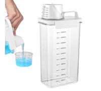 Dispensador de Detergente, 2300ml de Dosificador de Detergente Hermético con Vaso Medidor, Caja de Detergente, para Lavandería, Cuarto de Baño