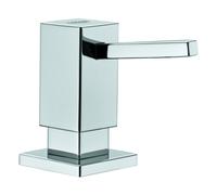 Dispensador de detergente GROHE Cube, para jabones líquidos, recipiente de 500 ml, 40649000, Color: cromado