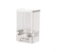 Dispensador de detergente montado en la pared, caja de almacenamiento para perlas potenciadoras de aroma, quitamanchas y pequeños granos sólidos, ahorra espacio, organización de baño y cocina