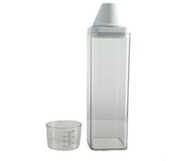 Dispensador de detergente para ropa, dispensador de perlas potenciadoras de aroma, práctico soporte de detergente para ropa con tapas, recipiente adecuado para cuentas de lavandería (700 ml)