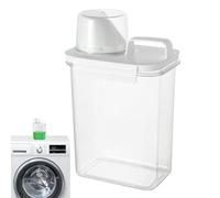 Dispensador de detergente, recipiente potenciador de aroma, taza medidora de lavandería, botella de almacenamiento a prueba de humedad para decoración de lavandería, organizar cereales de arroz