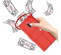 Dispensador de dinero tipo cartera, diversión acuática de largo alcance, 19,5 x 9,5 x 5,6 cm, monedero de dinero, pulverizador de efectivo, idea interactiva para compartir, para mujeres, hombres