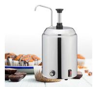 Dispensador de dulce y queso con máquina calentadora, 650 W con bomba para dulce caliente, queso y caramelo, cabezal cuadrado único, 220 V