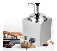 Dispensador de dulce y queso con máquina calentadora, 650 W con bomba para dulce caliente, queso y caramelo, cabezal cuadrado único, 220 V
